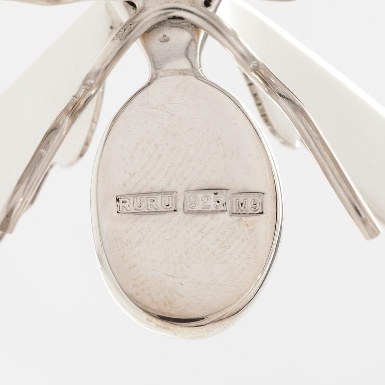 HALSBAND "Bi", sterling silver, labradorit. Ru Runeberg 2013.