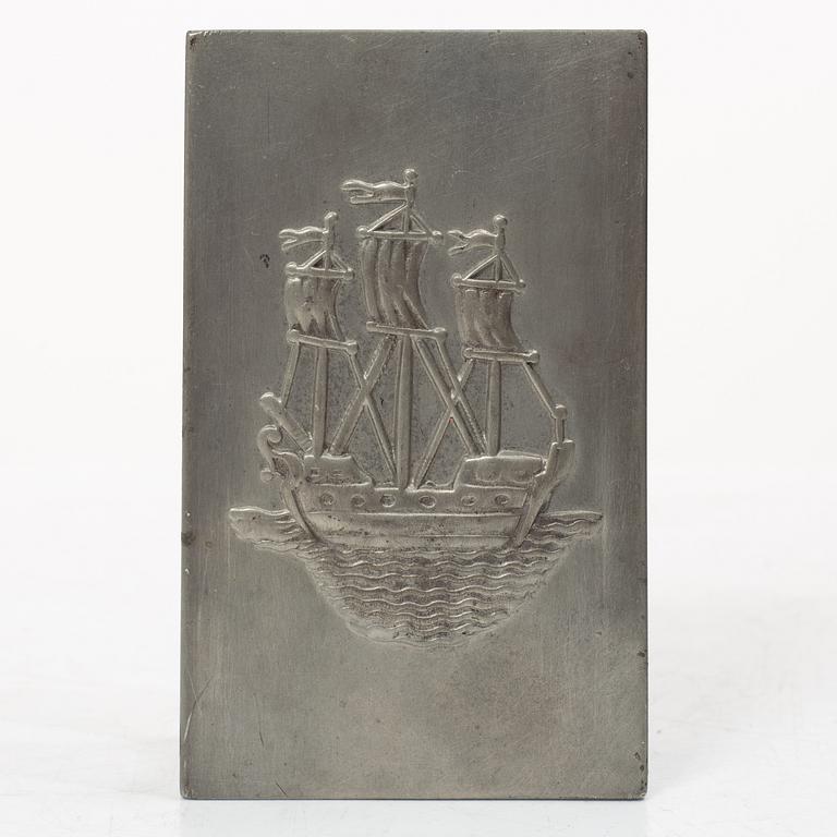 Firma Svenskt Tenn, matchbox, 1936.