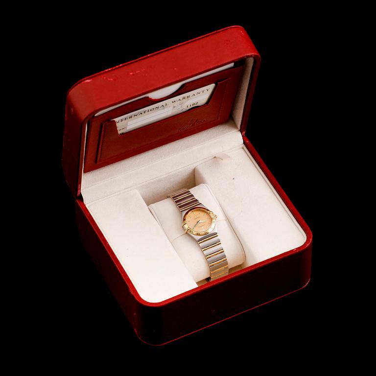 ARMBANDSUR, stål samt guld på stål, Omega Constellation.