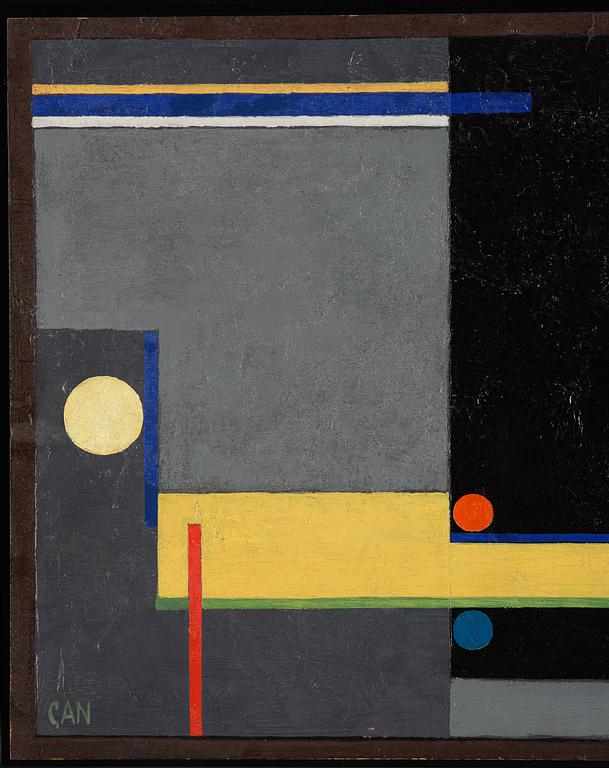 Gösta Adrian-Nilsson, "Vit cirkel Horisontell".