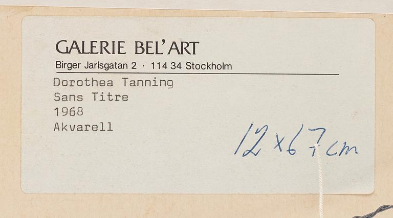 Dorothea Tanning, Sans titre.