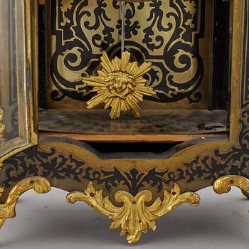 A boulle style table clock, circa 1900.