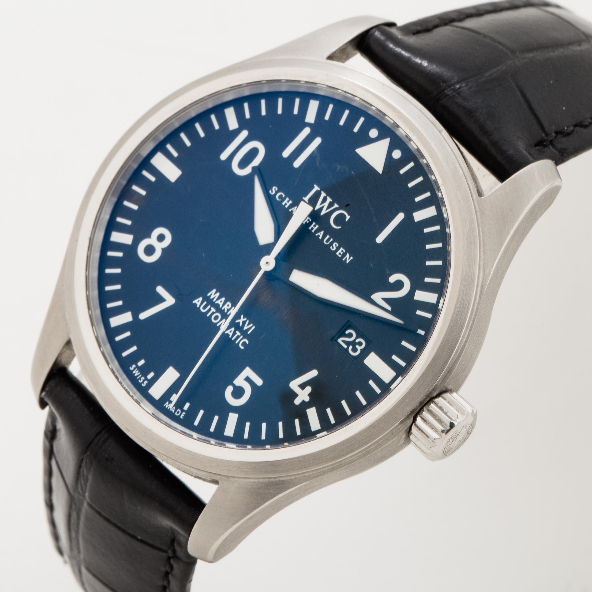 IWC, Pilots Classic Mark XVI, wristwatch, 39 mm.