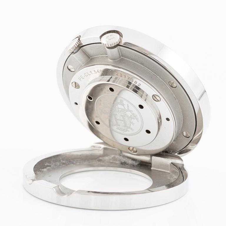 Hermès, alarm clock, "Clipper Alarm Clock".