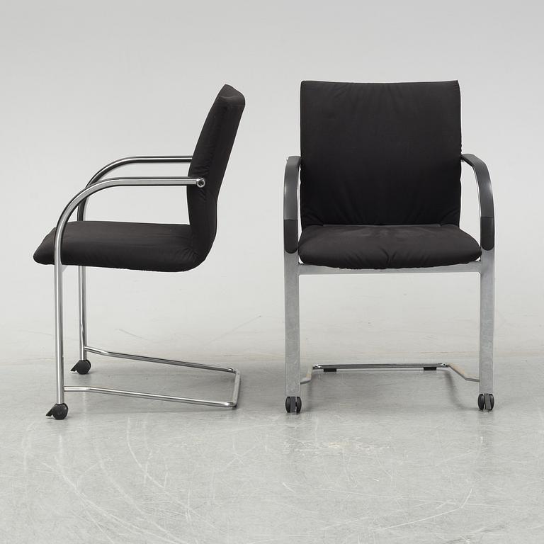 Burkhard Vogtherr, a set of five 'Independence' chairs for Fritz Hansen.
