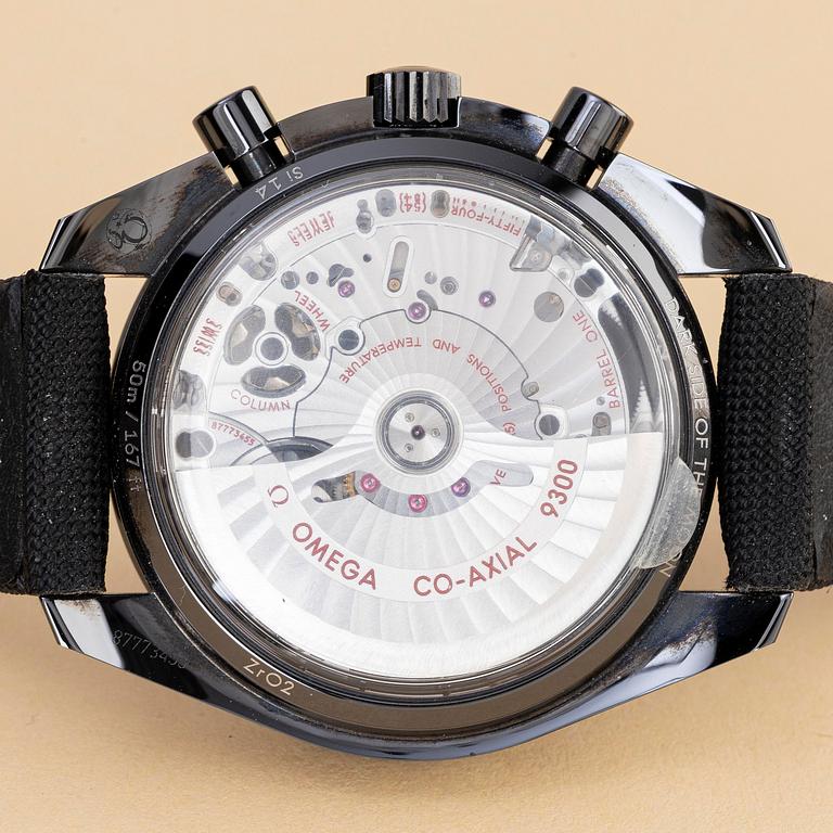 Omega, Speedmaster, Dark Side of the Moon, "Black Black", ca 2021.