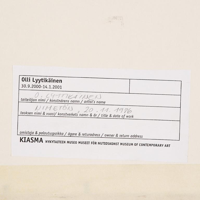 Olli Lyytikäinen, Utan titel.