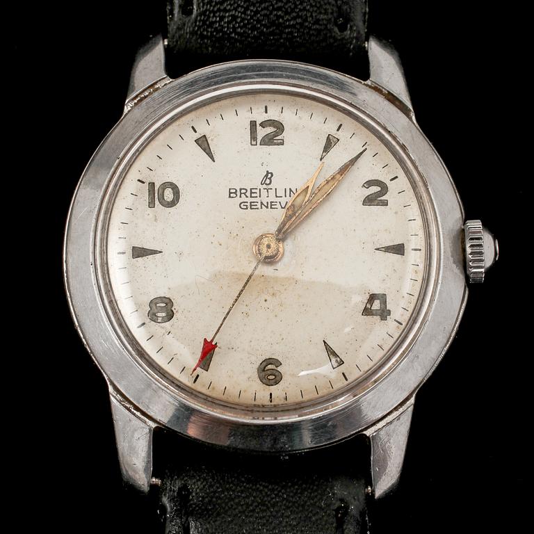 ARMBANDSUR, 3 st, Breitling, 1900-talets tredje kvartal.