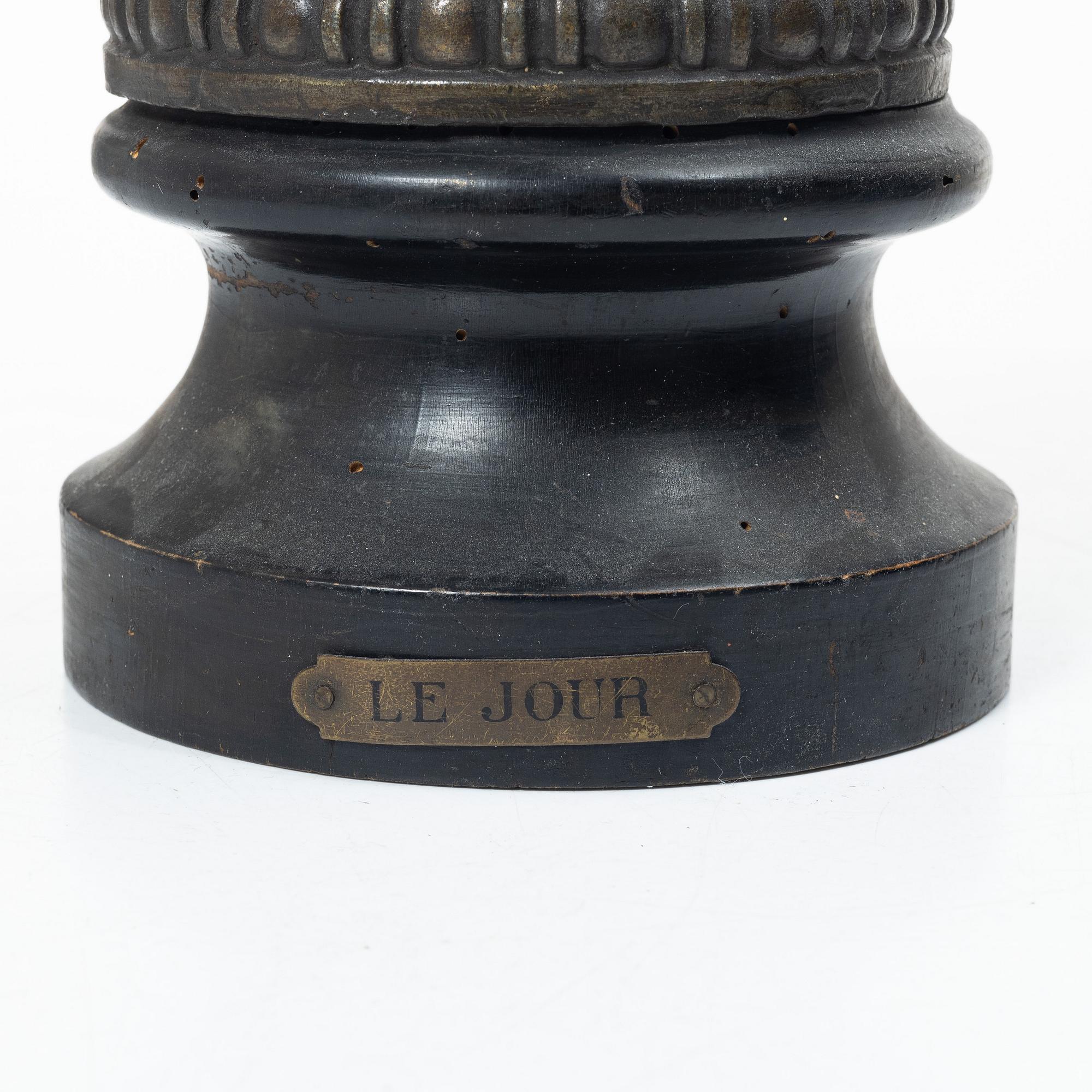 Decorative sculpture, "Le Jour," circa 1900.