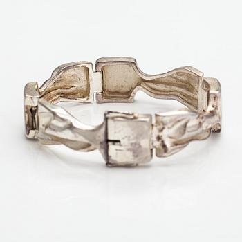 Björn Weckström, A sterling silver bracelet "Cassiopeia". Lapponia 1974.