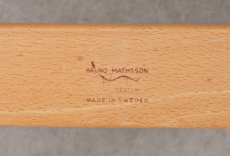 FÅTÖLJER, ett par, "Eva", Bruno Mathsson, 1970-talet.