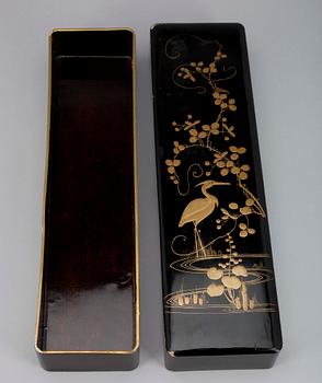 LACKSKRIN, 2 ST, Kina/Japan, 1900-talets början.
