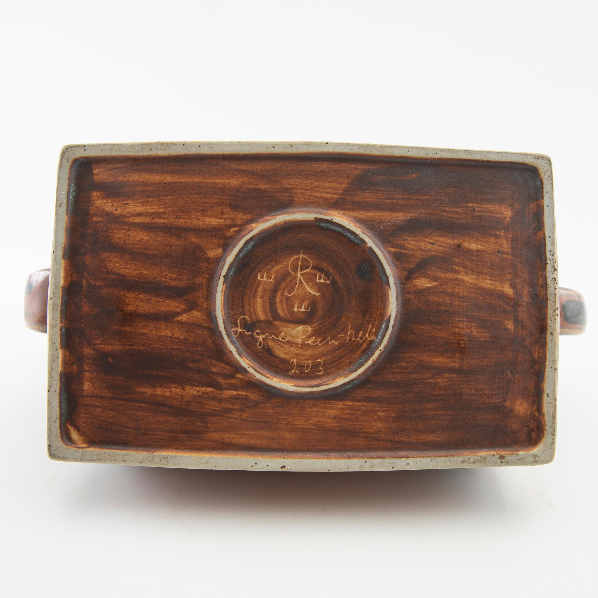 Signe Persson-Melin, Teapot "The Chinese" Rörstrand signed and numbered 203.