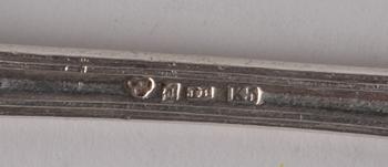 PARTI BESTICK, c:a 35 delar, silver, England och Sverige.