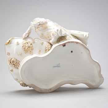 UPPSATSSKÅL, porslin. Meissen. 1900-talets första hälft.