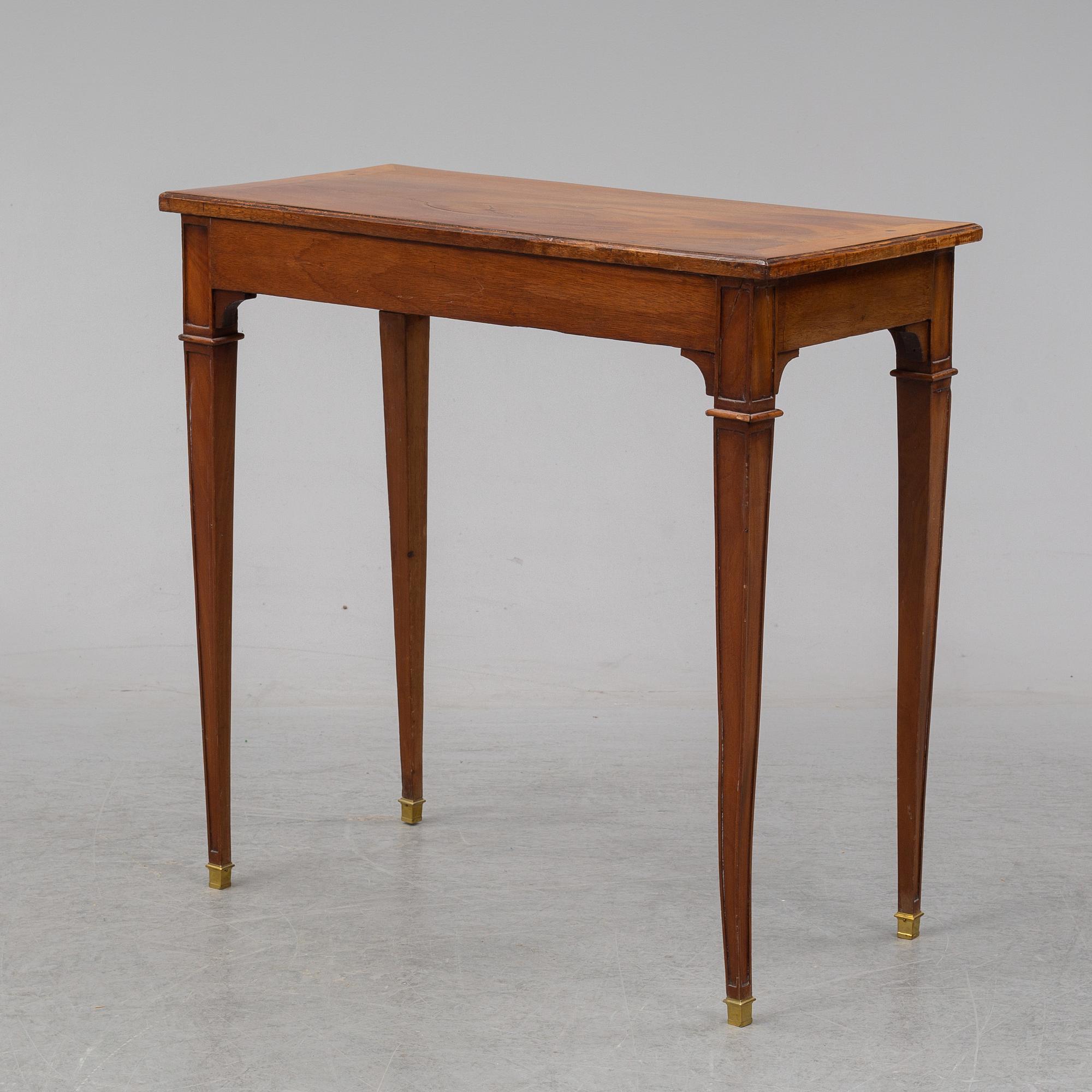 A 19th century table.