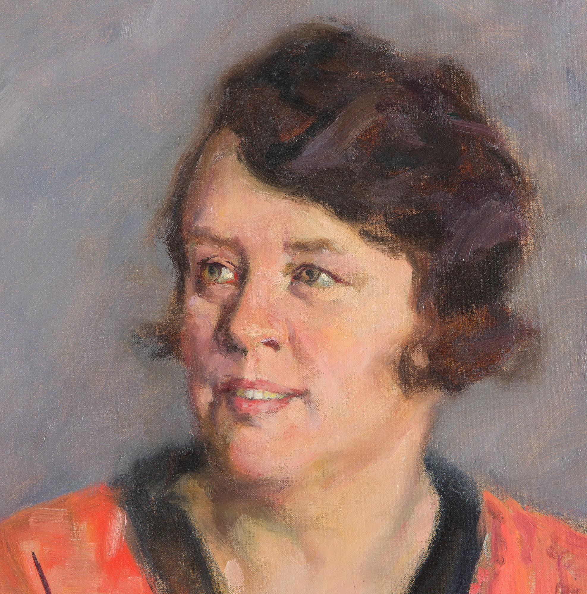 Hugo Backmansson, Portrait of a Woman.