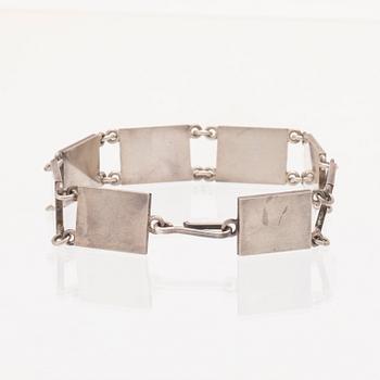 A silver bracelet by Wiwen Nilsson 1967.