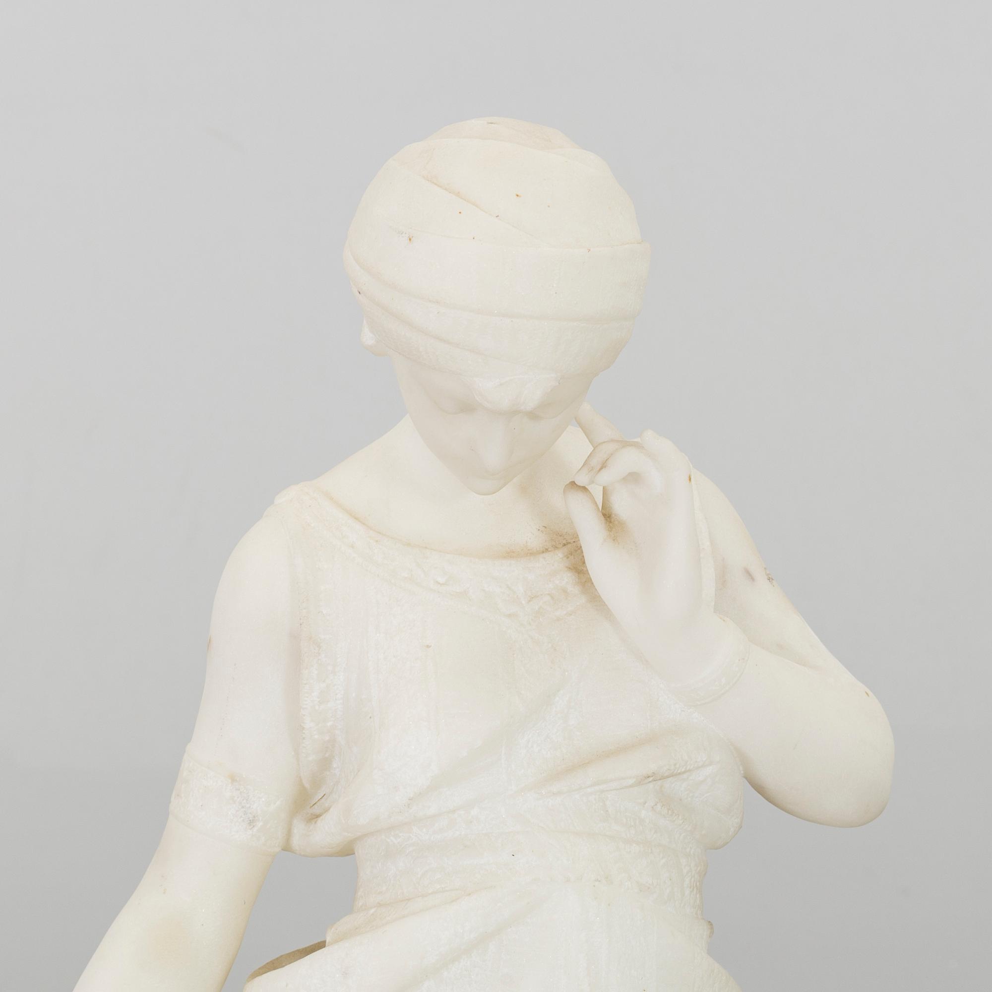 GUGLIELMO PUGI, sculpture, signed, 'Pugi Venezia'.