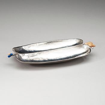 An Owe Johansson sterling bowl, Lund (Hven) 1993.