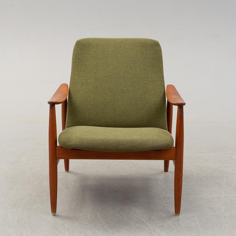 A taek easy chair, 1950's/60's.