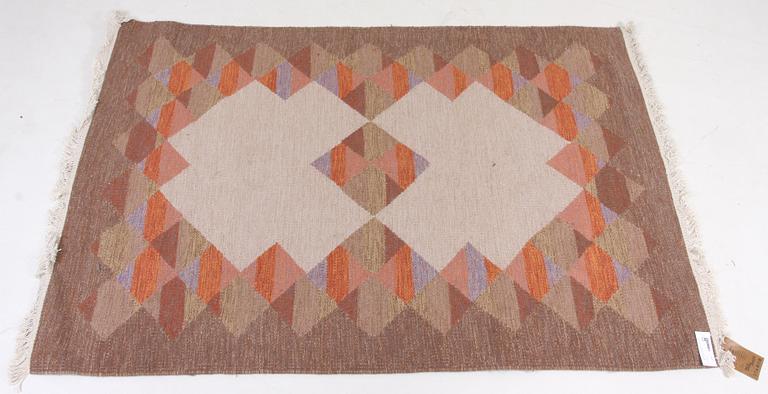 MATTA, rölakan, "Diamant", MJ Textil, Sverige, 200 x 140.