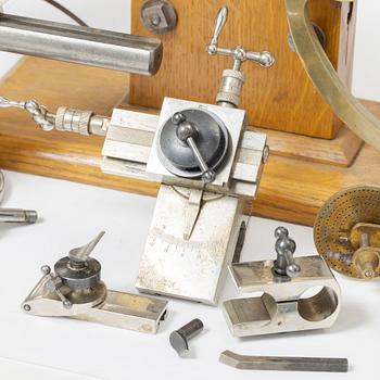 Watchmaker's equipment, Tools, Lathe, metal and wood "No Reserve".