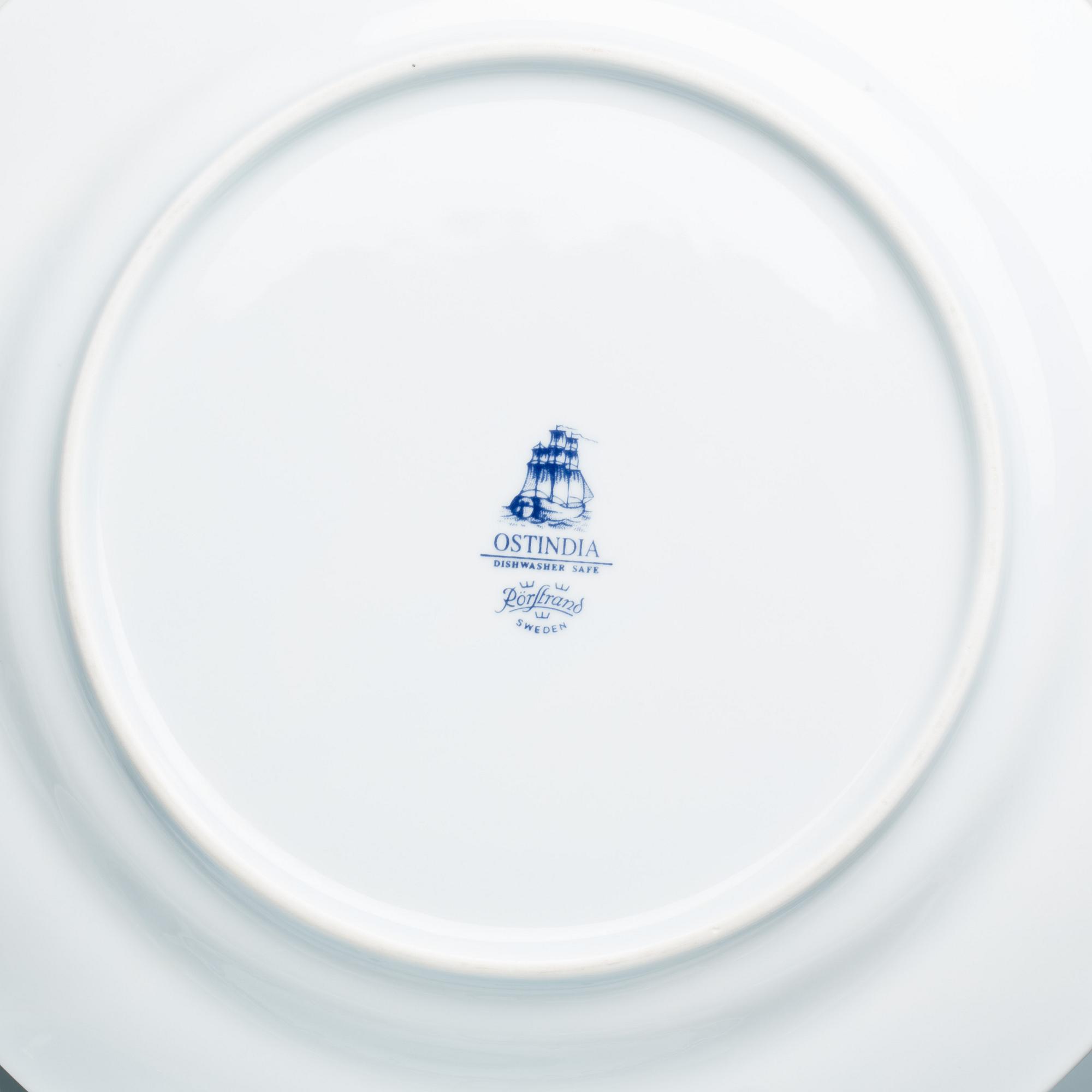 SERVIS, ca 45 delar, "Ostindia", Rörstrand, porslin, 1900-talets andra hälft.