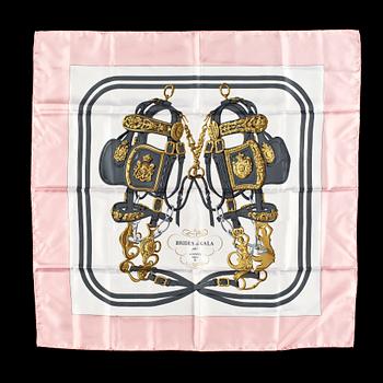 A silk scarf by Hermès, "Brides de Gala".