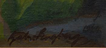 GABRIEL ENGBERG, olja på duk, signerad, otydlig datering, trol. 1920.
