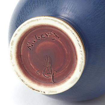 BERNDT FRIBERG, vas av stengods, Gustavsberg studio 1961.