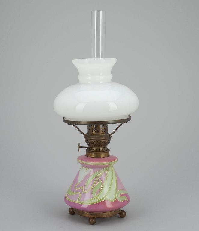 FOTOGENLAMPA, jugend, tidigt 1900-tal. Märkt Patent Reform Rund Brenner.
