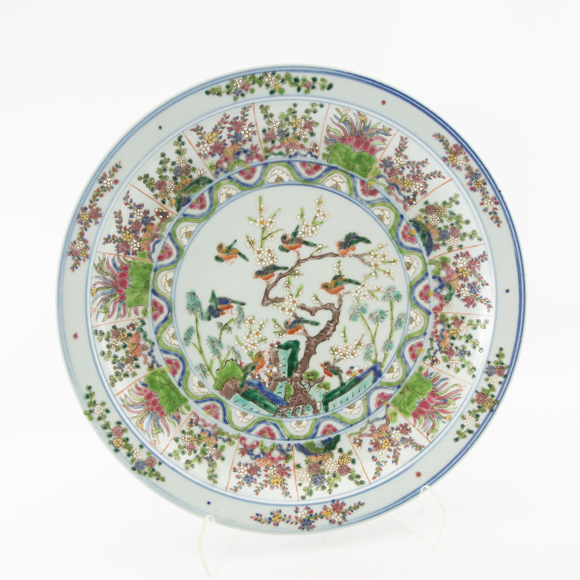 Fat Kina 1900-tal Kangxi-stil porslin.