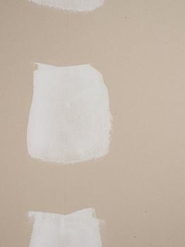 Clay Ketter, "White over grey wall painting".