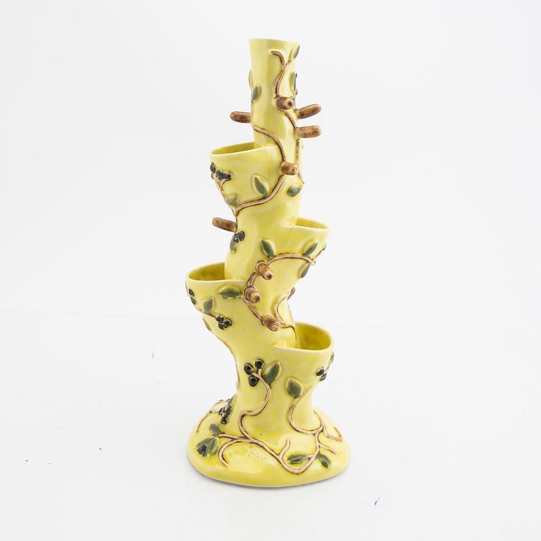 Mats Theselius, a porcelain scuplture/serving dish for olives.