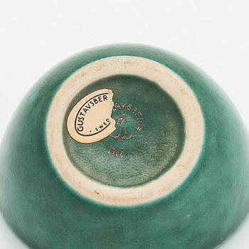 Wilhelm Kåge, vas, skålar 2st, "Argenta" Gustavsberg.