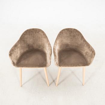 Norm Architects "Harbour Dining Chair" armchairs, a pair, and chairs, a pair, for Audo Copenhagen, contemporary.