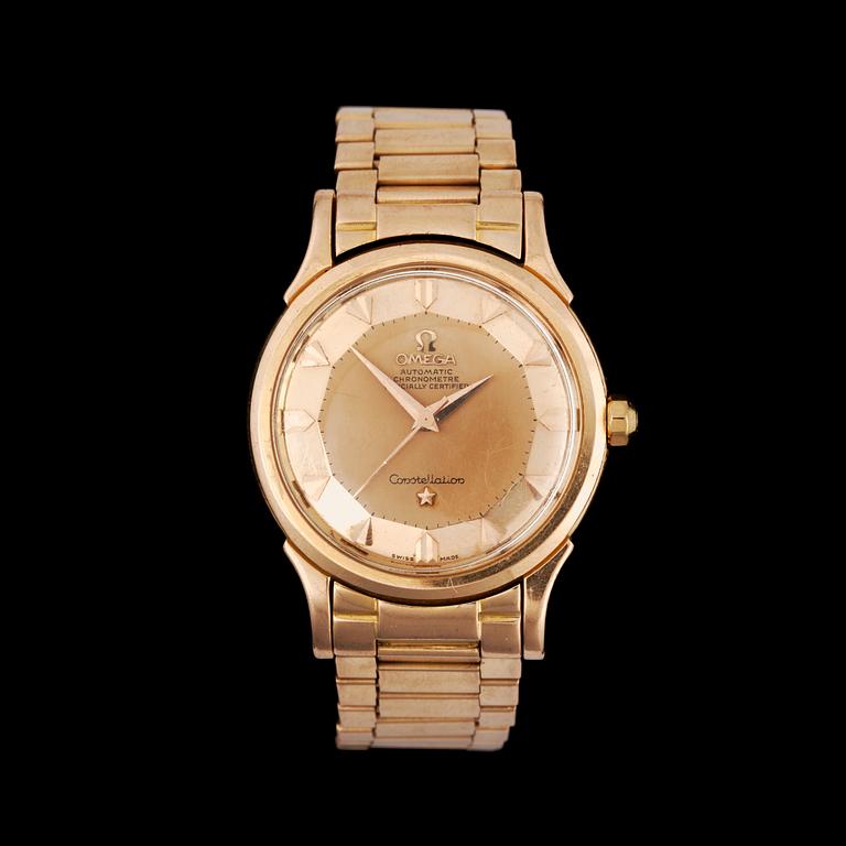 Omega - Constellation de Luxe. Gold. Automatic. Ø 34 mm. 1950s.