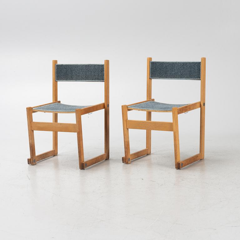 Chairs, 12 pieces, mid-20th century.