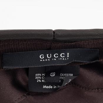Gucci, a monogram canvas beret, size S.