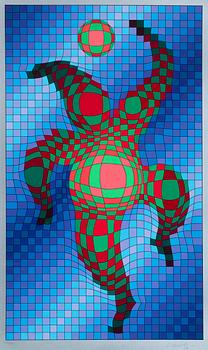 219. Victor Vasarely, CLOWN.