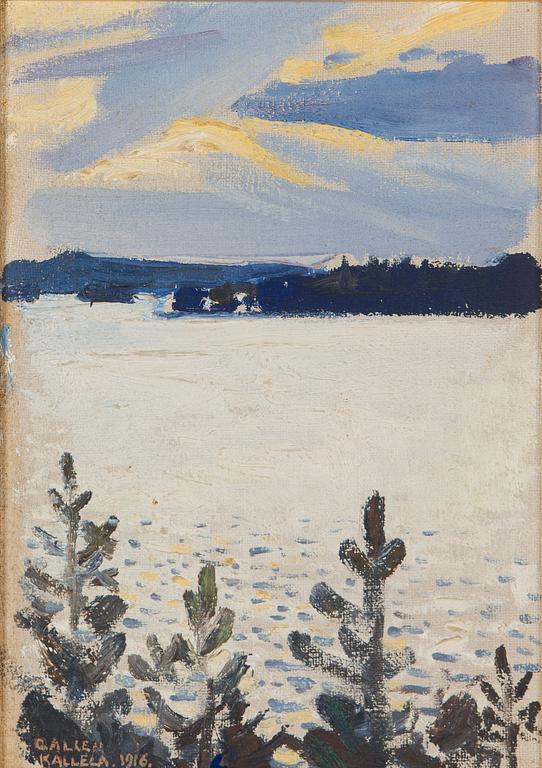 Akseli Gallen-Kallela, Seashore Landscape.