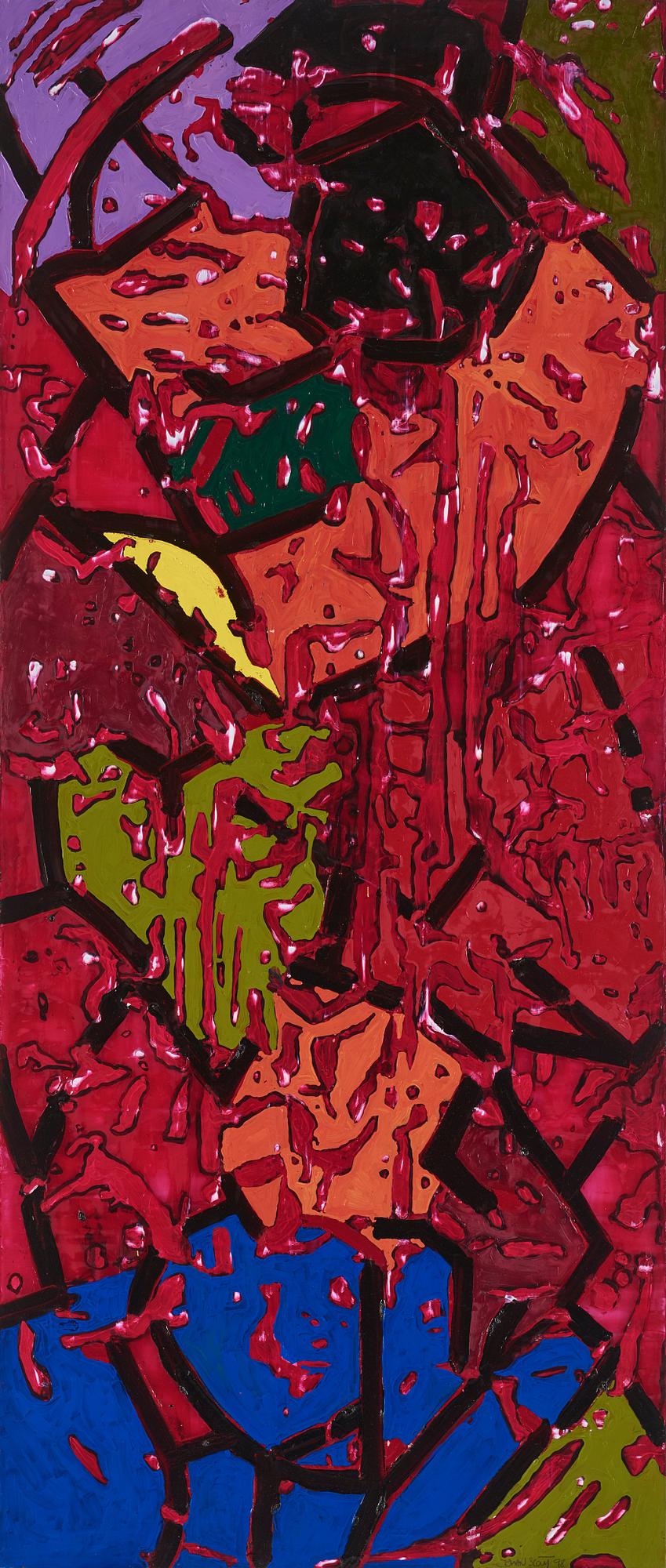 Johan Scott, Utan titel, triptyk.