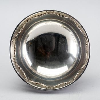 CG Hallberg, bowl, silver, 1902.