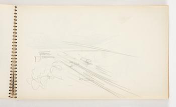 Lotte Laserstein, 3 skissböcker med blyertsteckningar.