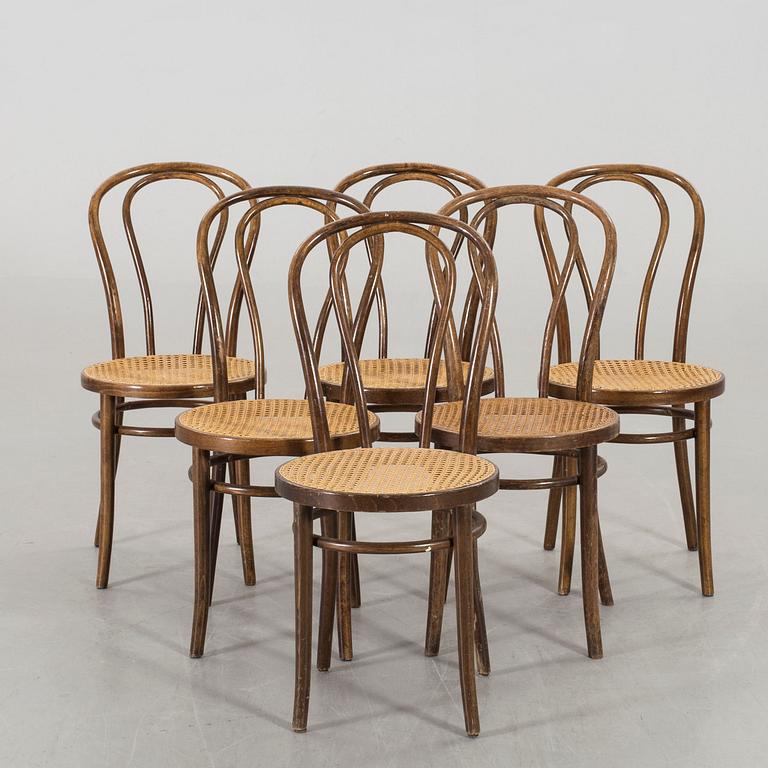 A set of six Radomsko chairs mid 1900's.