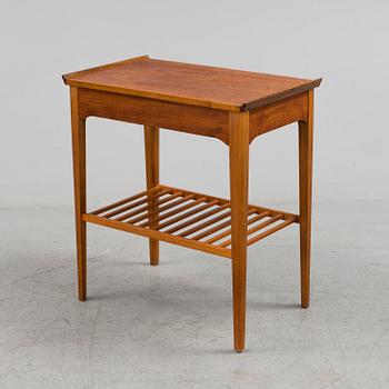 A 'Gunilla' mahogany bedside table from Nordiska Kompaniet, 1943.