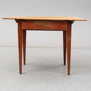 A swedish wooden table from the 19th century.