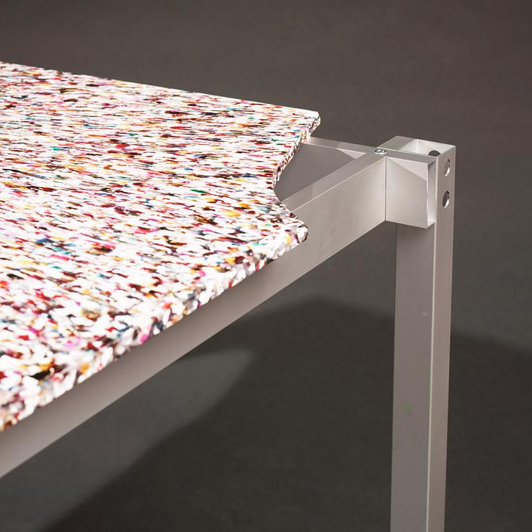 Fredrik Paulsen, a unique table, "Desk One, Broken Smiles", JOY, 2024.