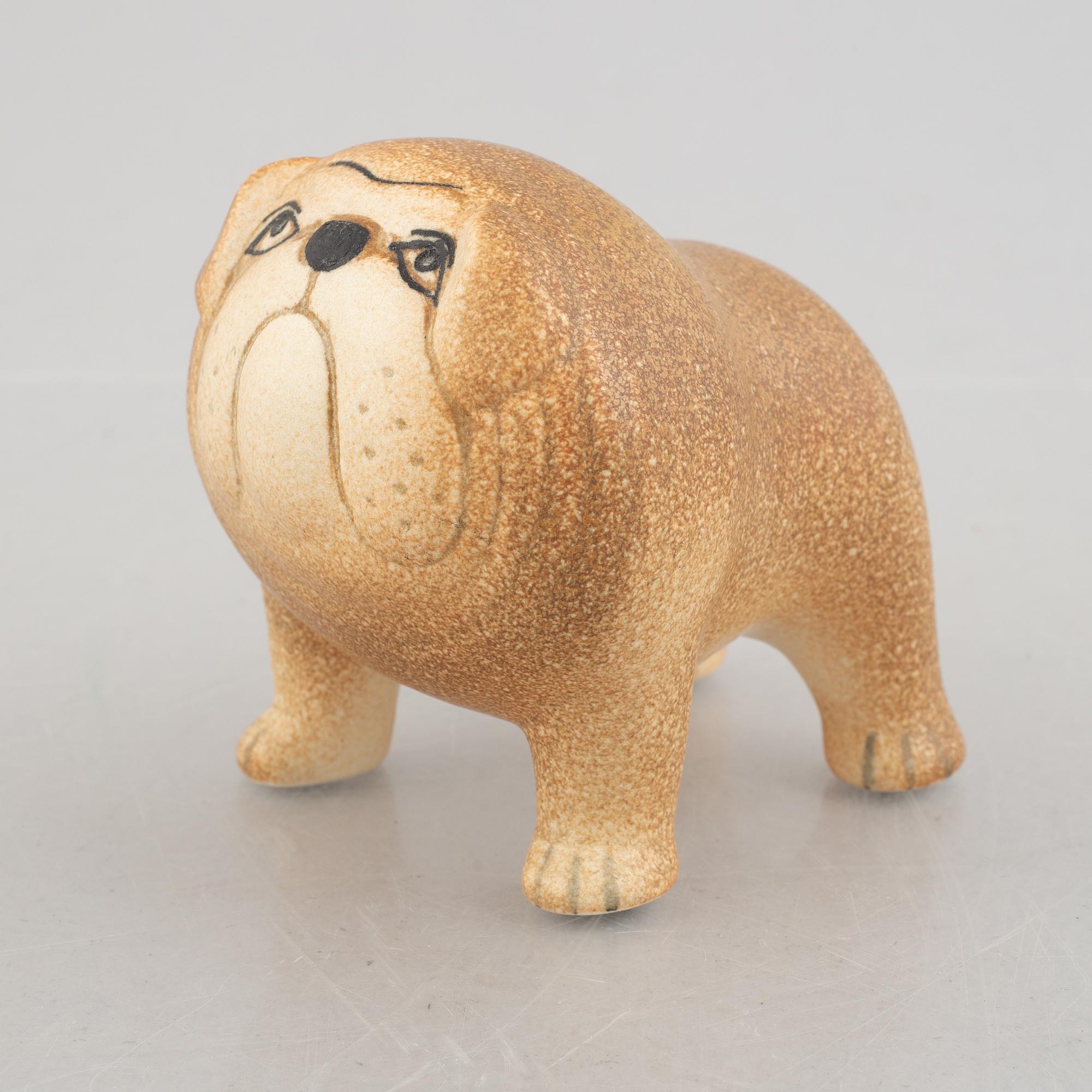 Lisa Larson, a set of three stoneware figurines, K-Studion and Gustavsberg.